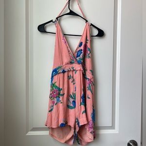 Halter Romper Pink Large